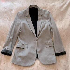 Knit blazer